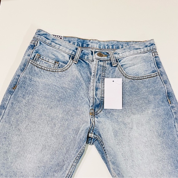 NWT Brandy Melville 90s Low Waist Denim Jean Bermuda Cut Off Shorts - Picture 4 of 14